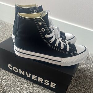 Converse Platform Black High-Top Sneakers